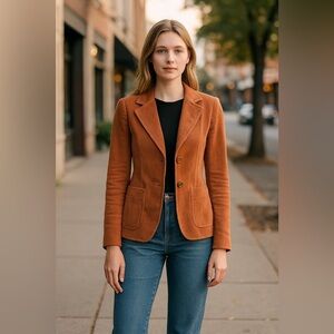 Vintage Tomboy of California Corduroy Jacket Blazer Size XS
